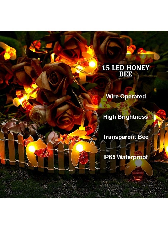 fizzytech Plastic Bubble Ball String Lights of Home Decoration Diwali Light for Party Birthday Diwali Christmas Navratri Valentine Gift Home Decoration Light (15 LED WW Honey BEE) - Image 5