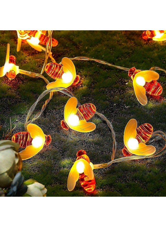 fizzytech Plastic Bubble Ball String Lights of Home Decoration Diwali Light for Party Birthday Diwali Christmas Navratri Valentine Gift Home Decoration Light (15 LED WW Honey BEE) - Image 1