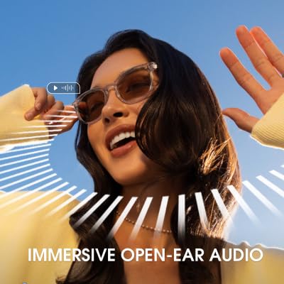 Lucyd Lyte Moonbeam Bluetooth Audio Sunglasses for Men & Women – Smart Glasses with Headphones, Speaker and Wireless Mic - Compatible with Alexa & Siri - Photochromic Smart Glasses w/Adaptive Lenses - Image 3