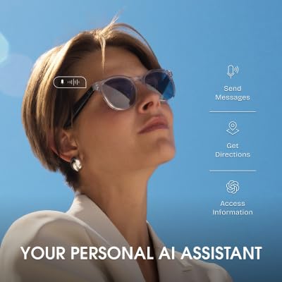 Lucyd Lyte Moonbeam Bluetooth Audio Sunglasses for Men & Women – Smart Glasses with Headphones, Speaker and Wireless Mic - Compatible with Alexa & Siri - Photochromic Smart Glasses w/Adaptive Lenses - Image 5