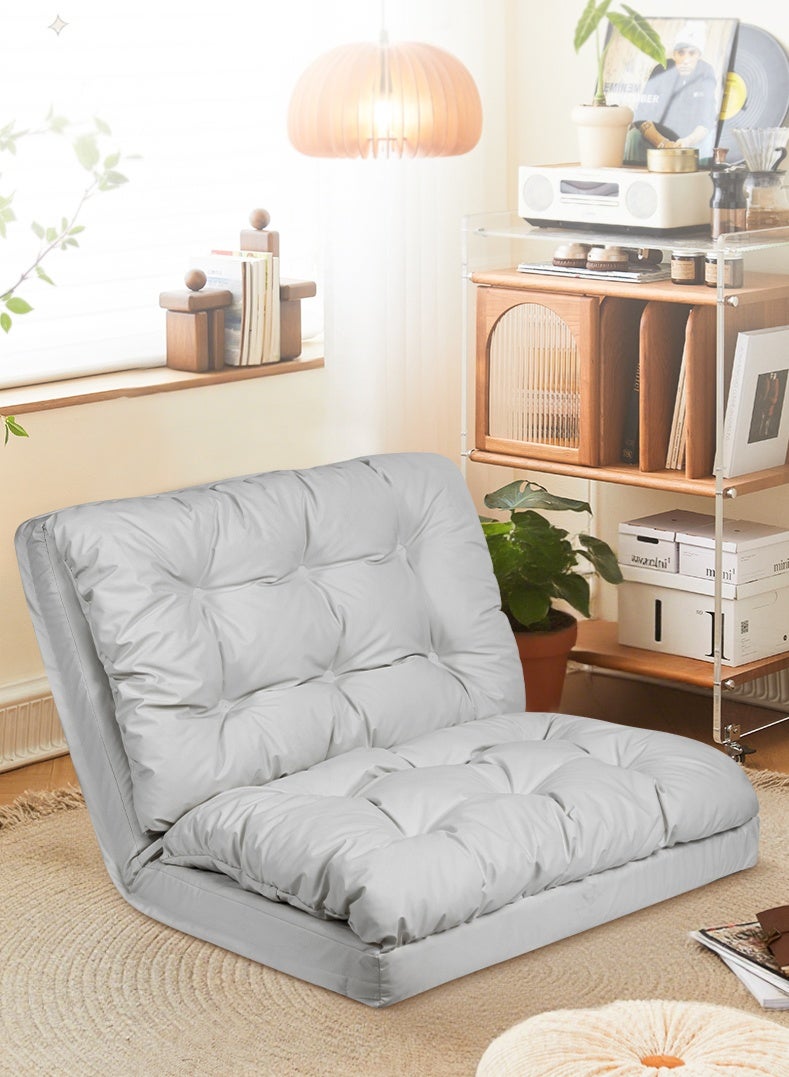 زينو الأريكة المقمشية القابلة للطي والتحويل إلى سرير (5 مواضع قابلة للتعديل للمؤخرة، قابلة للانحناء والتحويل لسكون النوم، مناسبة للمساحات الصغيرة والمنازل بالديسين التاتامي) - Image 1