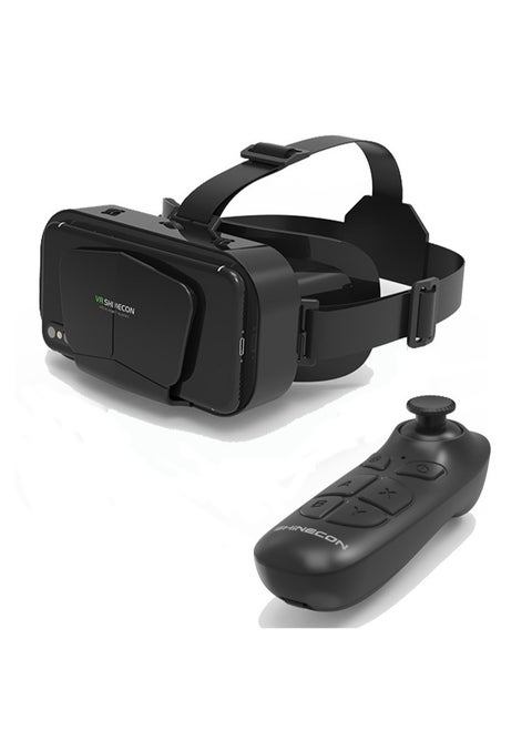 Virtual Reality VR Headset with Remote Control Compatible iOS, Android &Support 4.7-7 inch