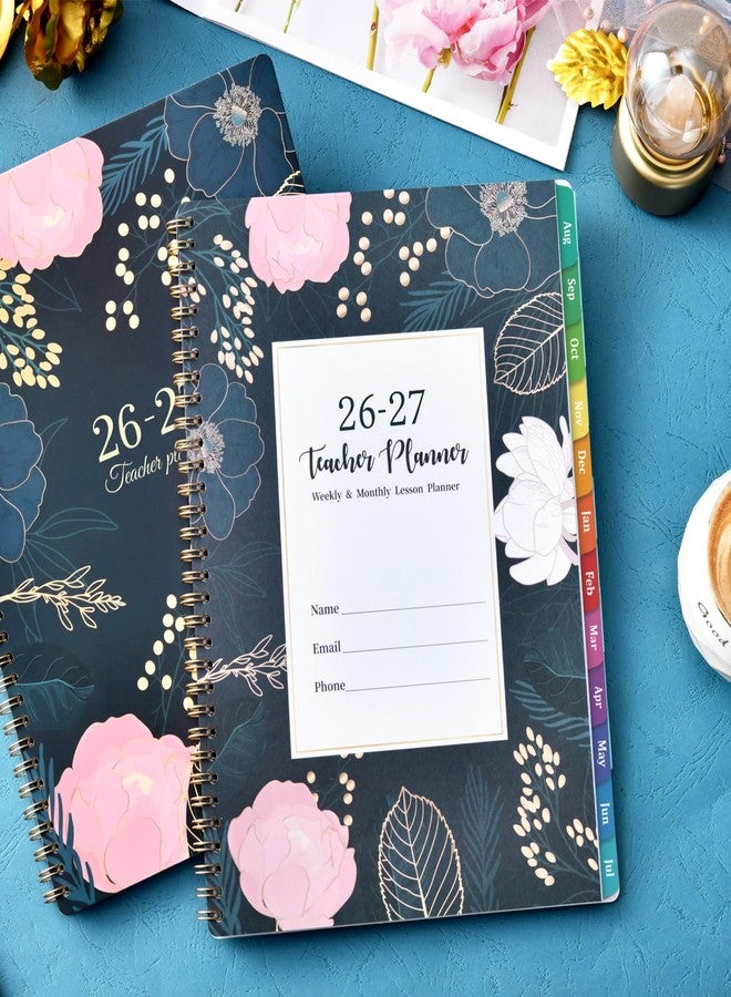 Indeme Teacher Planner 2026-2027 - Teacher Lesson Planner, JULY 2026 - JUNE 2027, 8.5" x 11", Weekly & Monthly calendar 2026-2027 Academic Year, Colorful Tabs, Pocket, Quotes, Holidays - Image 2