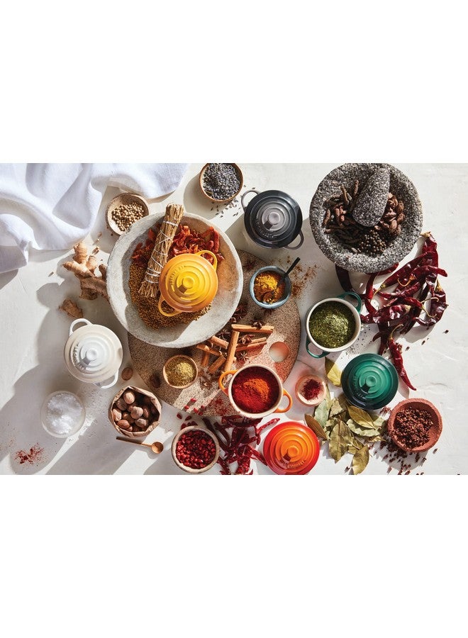 Le Creuset Le Creuset Stoneware Mini Round Cocotte, 8 oz., Oyster  - Image 2