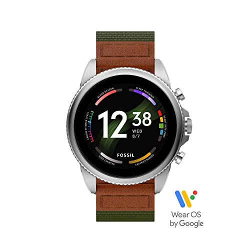 Fossil Gen 6 Men's Smartwatch with AMOLED Screen, Snapdragon 4100+ Wear Platform, Wear OS by Google, Google Assistant, SpO2, Wellness Features and Smartphone Notifications - Image 2