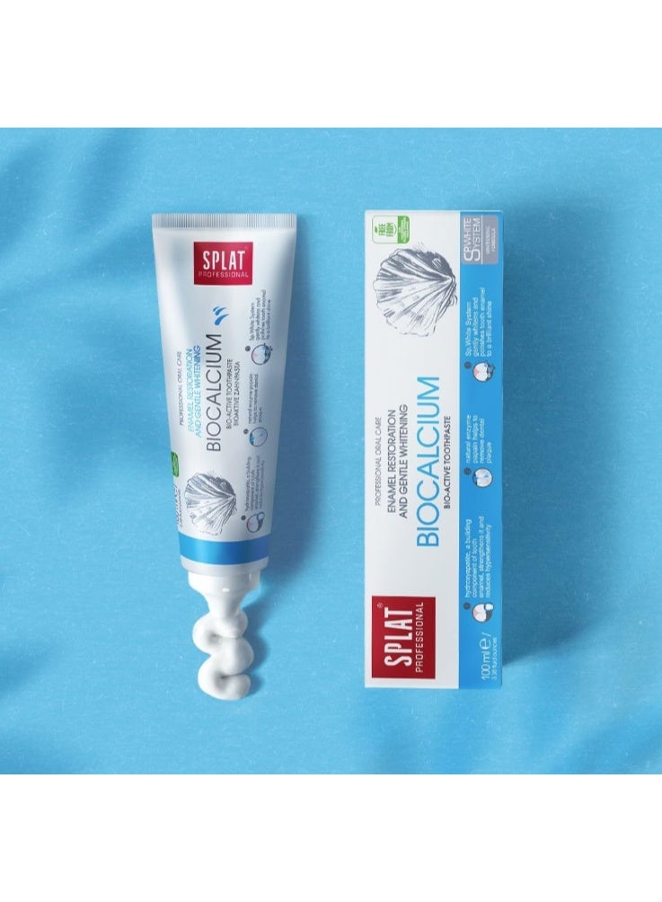 SPLAT Professional Biocalcium for Strong & Sensitive Teeth, Natural toothpaste with Calcium 100ml - Single Pack - Image 2