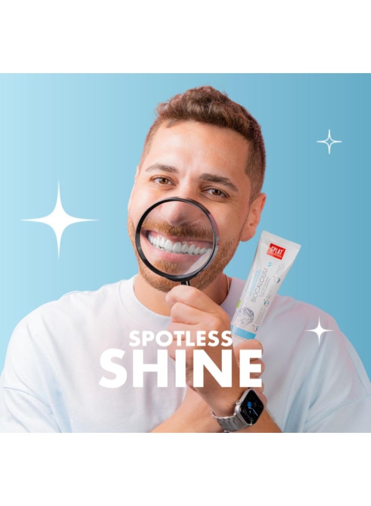 SPLAT Professional Biocalcium for Strong & Sensitive Teeth, Natural toothpaste with Calcium 100ml - Single Pack - Image 4