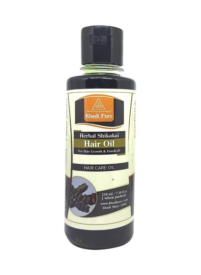 Khadi Pure Gramodyog - Herbal Shikakai Hair Oil 210Ml - Image 1