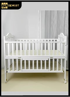 Convertible Crib，Converts from Baby Crib to Toddler Bed, Daybed and Full-Size Bed, Fits Standard Full-Size Crib Mattress