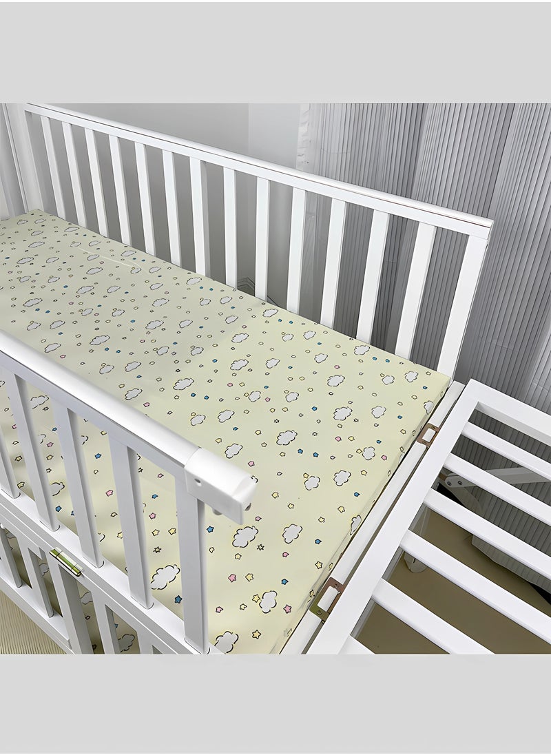 WEMART - Convertible Crib，Converts from Baby Crib to Toddler Bed, Daybed and Full-Size Bed, Fits Standard Full-Size Crib Mattress - Image 1