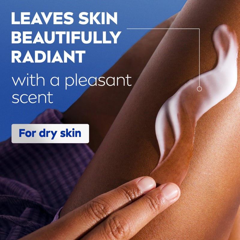 Nivea لوشن الجسم نيفيا لتقوية البشرة مع الميلانين والجمال والترطيب مع Q10 وزيت الأركان، بشرة أكثر تماسكًا في غضون أسبوعين، زجاجة سعة 16.9 أونصة سائلة - Image 4