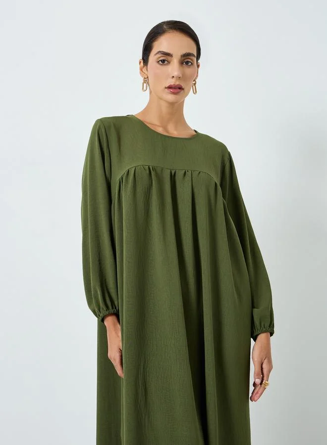 تايك تو جلابية بتفاصيل كسرات للنساء