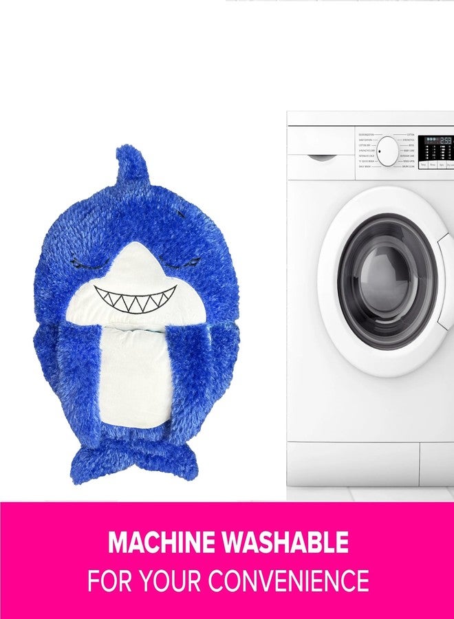Happy Nappers 2-in-1 Pillow & Sleepy Sack Shush the Shark 54x20 Medium - Image 3