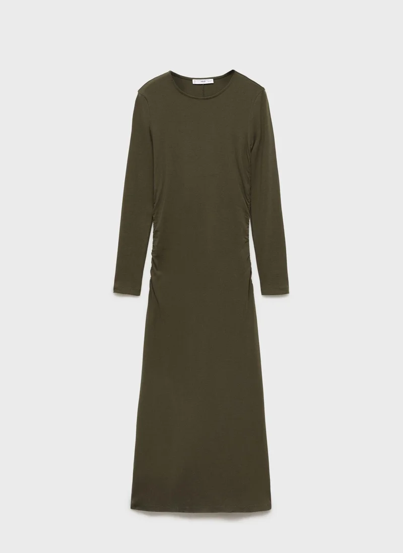 MANGO Essential Midi Dress