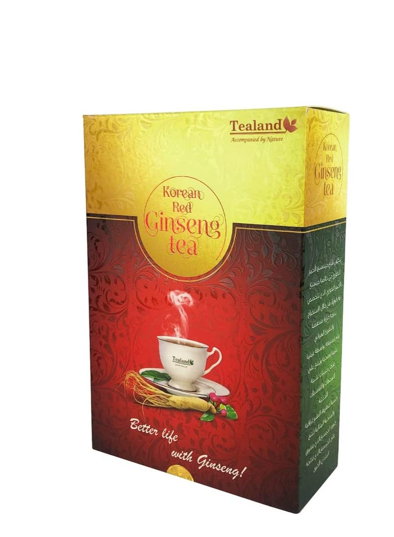 Tealand Ginseng Bundle with Korean Red Ginseng Tea (50 sachets) Ginseng Tea  (50 sachets) Ginseng Honey Slice (1 Box) or 10pcs of Candy, 0.45L  - Image 2