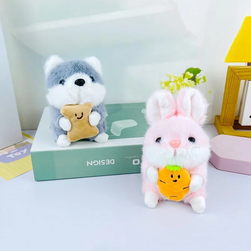 Y&D New Style Cute Stuffed Animal Plush Pendants – Soft Pet Keychains for Kids, Schoolbag Ornaments, Student Gifts & Claw Machine Prizes - Image 5