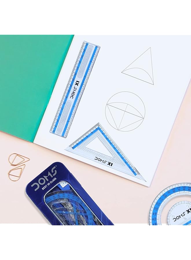 erorex X1 Premium Mathematical Drawing Instrument Box Best In Class Ensures Accuracy And Perfection Geometry Box For Students Set Of 10 Instruments - Image 5