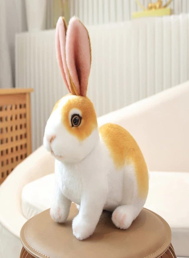 Tickles Cute Rabbit Soft Stuffed Plush Animals Toy for Kids Birthday Gift (Size: 35 cm; Color: White & Brown) - Image 1