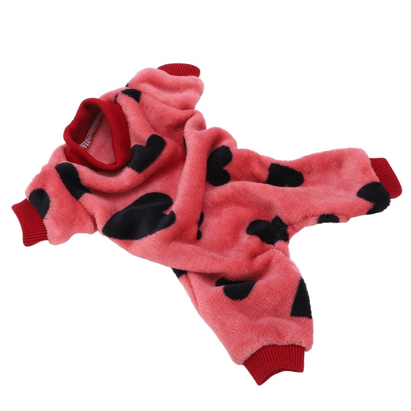Dog Plush Jumpsuits Pet Cute Fashion Clothing Pajamas Suitable for Small Dog PuppyS - Image 5