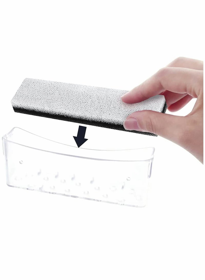 مرشح نافورة مياه الحيوانات الأليفة، مرشحات استبدال نافورة مياه القطط متوافقة مع نافورة المياه WF020 البيضاء والشفافة 12 قطعة - Image 3