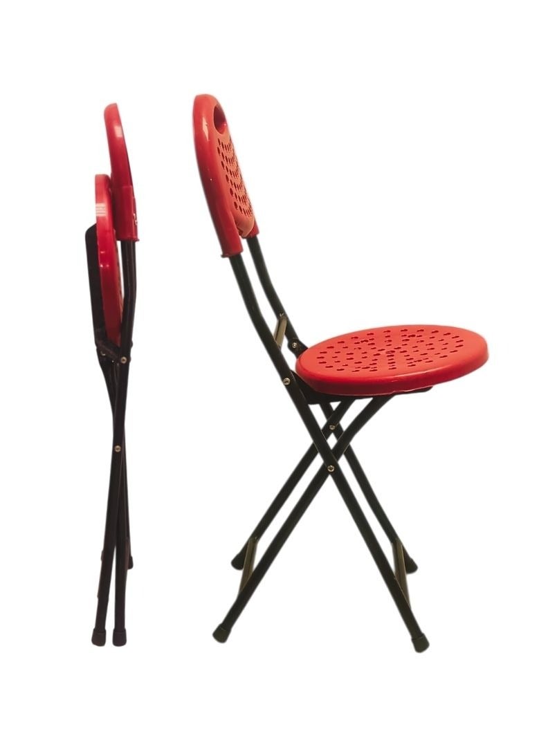 SunBoat Commerce Portable folding chair - red color - Image 1