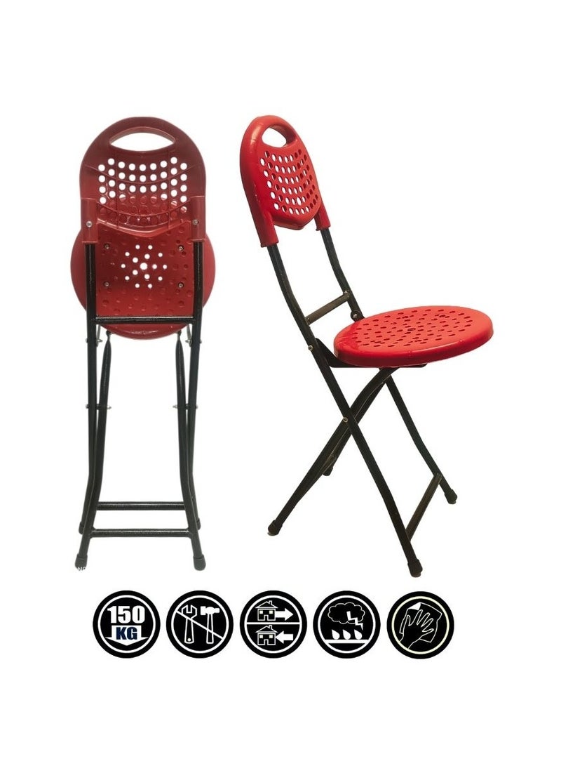 SunBoat Commerce Portable folding chair - red color - Image 4