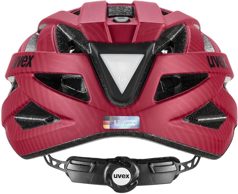 Uvex City I-VO Helmet, 56-60 cm Size, Ruby Red Matt - Image 3