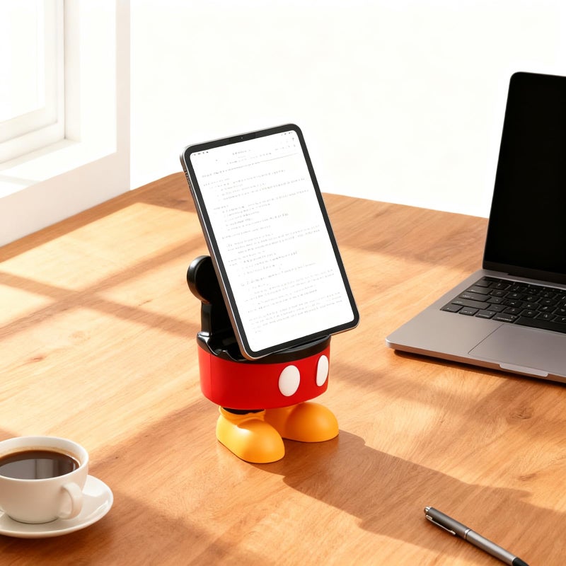 O-FarFarm Cute Mouse-Shaped Phone Stand - Desk Organizer for Phone Tablets - Decorative Figurines Decor for Home & Office Desk Table Decor,Collectible Souvenir Gift for Mouse Lovers - Image 5