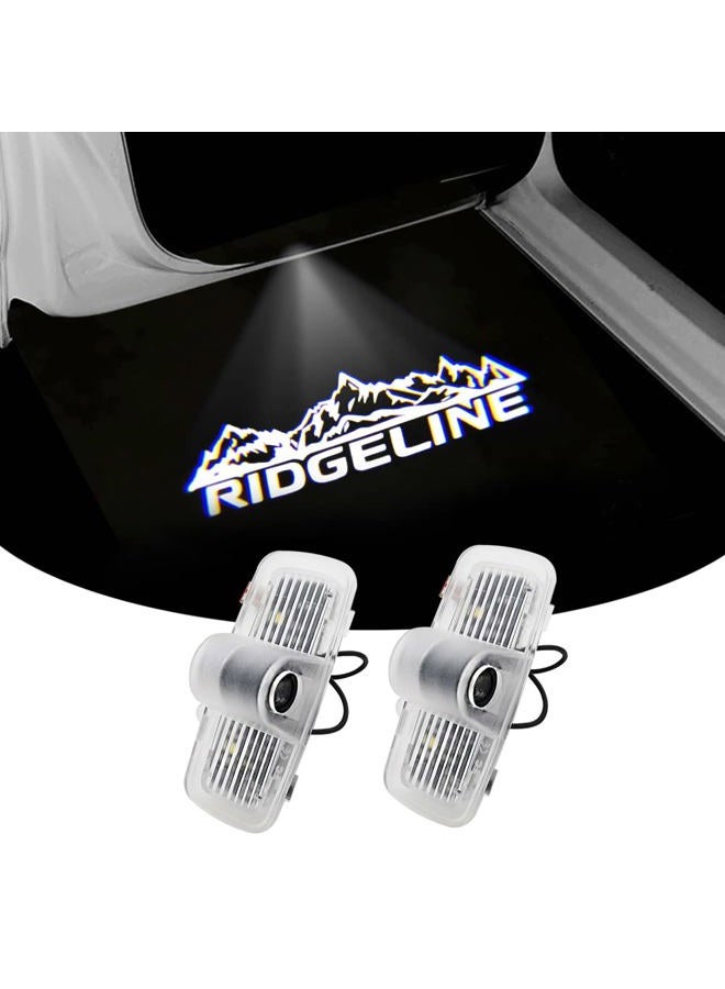 uunonaha 2Pcs Car Door LED Logo Projector Welcome Lamp Door Light Ridgeline Puddle lights Kit Compatible with Ridgeline Accessories (ridgeline 01) - Image 4