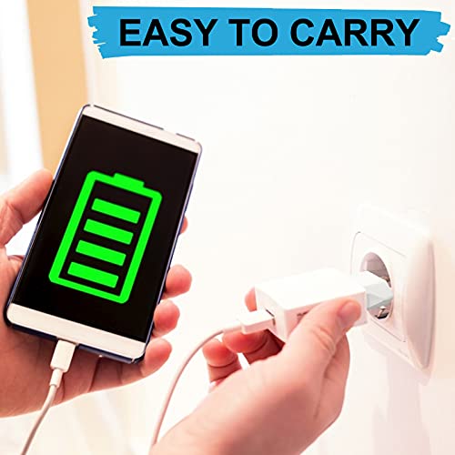Romeda 6 Pack US to Europe Plug Adapter - Type C European Travel Adapter, Wall Plug Power Converter for Europe (White) - Image 5