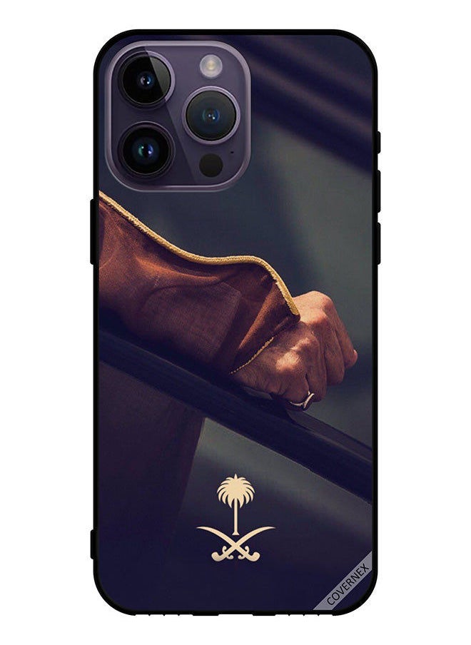 Covernex Protective Case Cover For Apple iPhone 14 Pro Max Hand & Saudi Arabia National Sign  - Image 1
