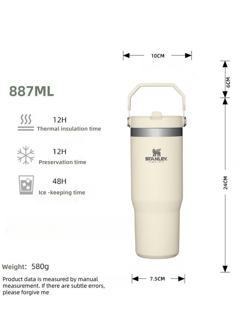 Stanley - Stanley IceFlow Stainless Steel Tumbler - Vacuum Insulated Water Bottle for Home, Office or Car Reusable Cup with Straw Leak Resistant Flip Cold for 12 Hours or Iced for 2 Days, 30 oz - Image 1