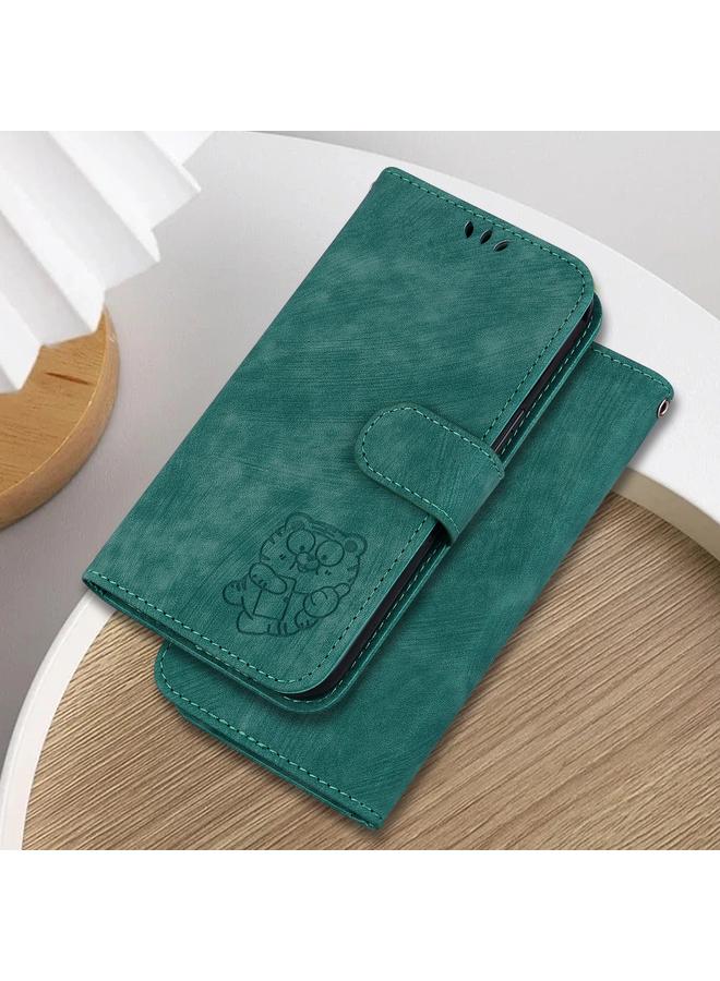 S-TOP Case For Infinix Hot 40 / 40 Pro Little Tiger Embossed Leather Phone Case - Image 2