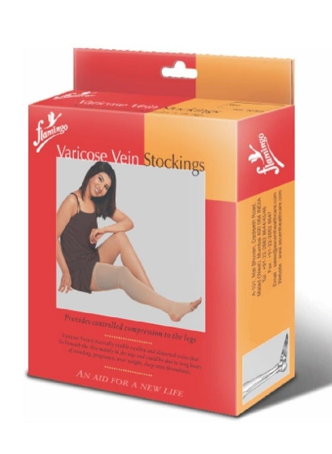 Flamingo Vericose Vein Stockings L