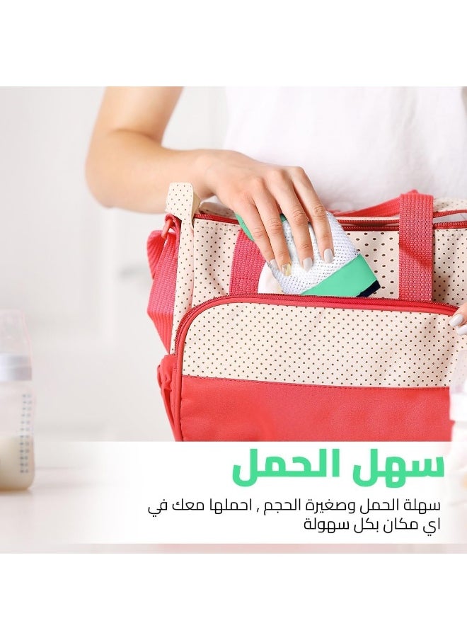 ماركة غير محددة حاملة أطفال للمواليد الجدد، حاملة أطفال من حديثي الولادة إلى الأطفال الصغار، موصى بها من قبل أطباء العظام، تصميم رحمي مقلد، قطن ممشط قابل للتهوية  - Image 5