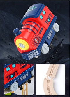 Generic Construction Race Tracks Car Set for Kids，Rail Track Toy Playset with Traffic Sign DIY Tracks Toy Gifts  - Image 3