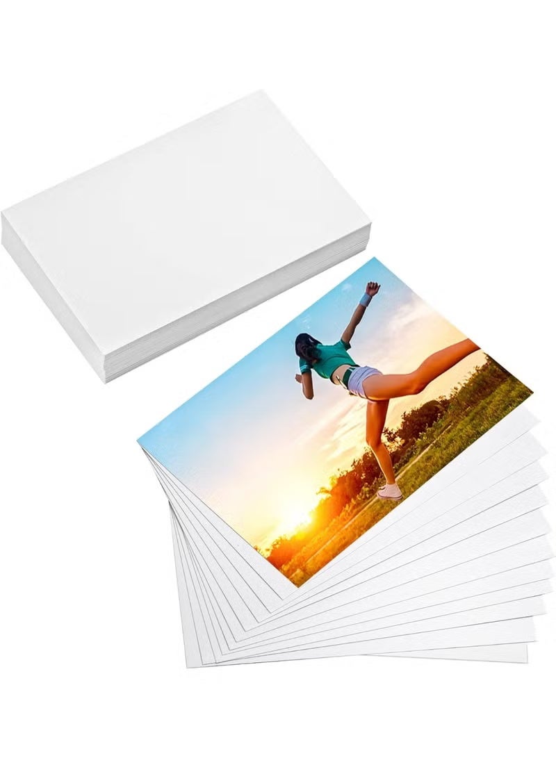 100 ورقة 4 "x 6" 4R عالية لامعة ورقة التصوير الفوتوغرافي للماء المهنية عالية لامعة ورقة الصور للطابعة تعمل مع جميع طابعات نفاث الحبر 230g - Image 1