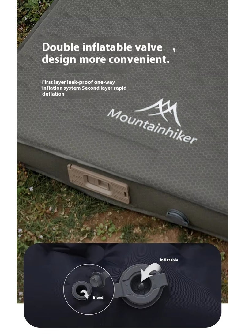 BlueFire MountainHiker Ultra-Compact Self-Inflating Camping Mattress with Built-in Pump | 10cm Thick High-Elastic Sponge & Egg-Crate Design for Supreme Comfort | 40-Second Fast Inflation & 50% Smaller Storage | All-Season R-Value 4.0 Insulated Sleeping Pad for Backpacking, Hiking & Outdoor Adventures - Image 4