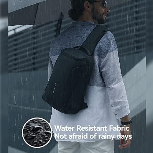 MARK RYDEN Sling Backpack Men, Waterproof Shoulder Bag with USB Charging Port and Adjustable Strap, Holds 9.7 Inch ipad, Sling Bag for Traveling, Sporting, Cycling, Daily - Image 5