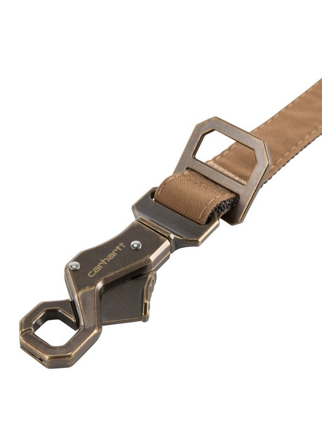 carhartt - Carhartt Nylon Duck Dog Leash Black/Brushed Brass, Large - Image 1