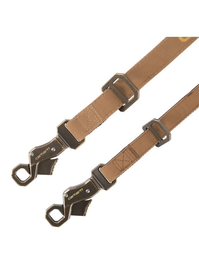 carhartt - Carhartt Nylon Duck Dog Leash Black/Brushed Brass, Large - Image 1