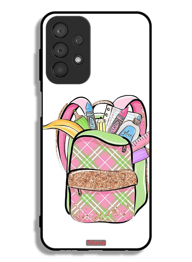 Tolwak Samsung Galaxy A23 4G Protective Case Cover Unicorn Girl Bag - Image 1