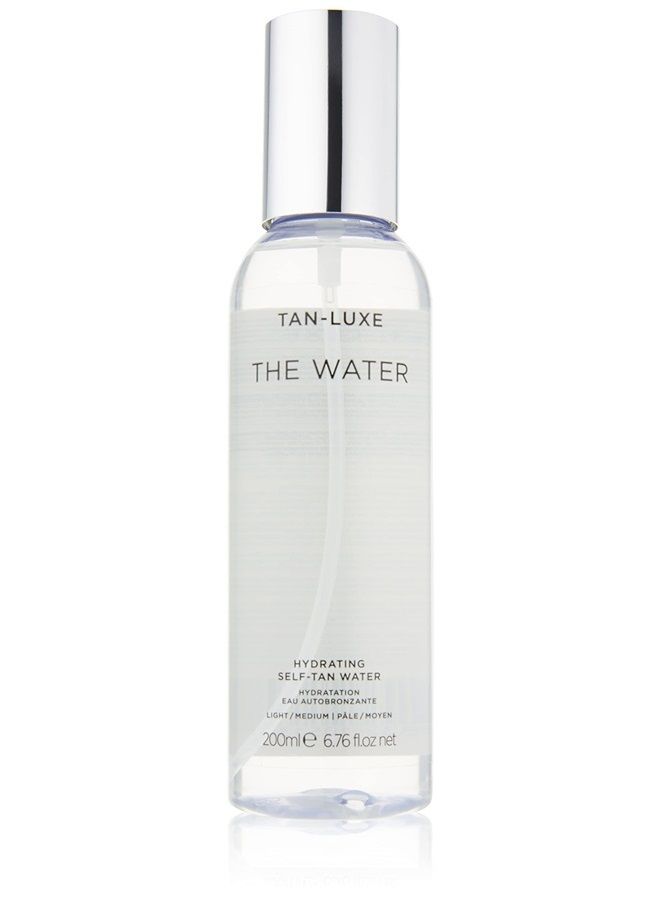 TAN-LUXE The Water - Light/Medium - The Water Hydrating Self Tanner Mist - Vitamin Infused, Hydrating Tanning Water Mist - Cruelty & Toxin Free Spray Tanner - Image 1