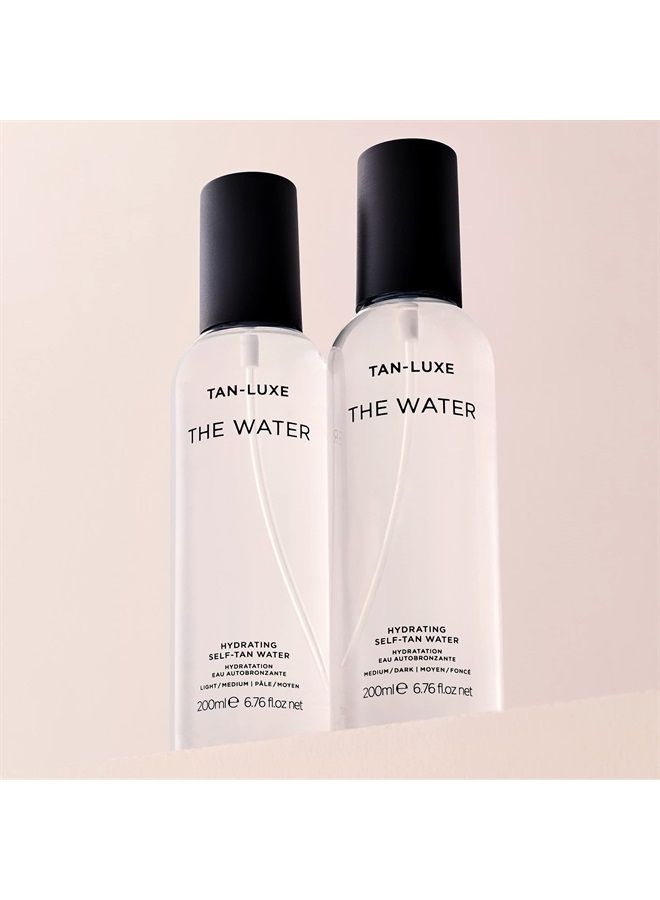 TAN-LUXE The Water - Light/Medium - The Water Hydrating Self Tanner Mist - Vitamin Infused, Hydrating Tanning Water Mist - Cruelty & Toxin Free Spray Tanner - Image 2