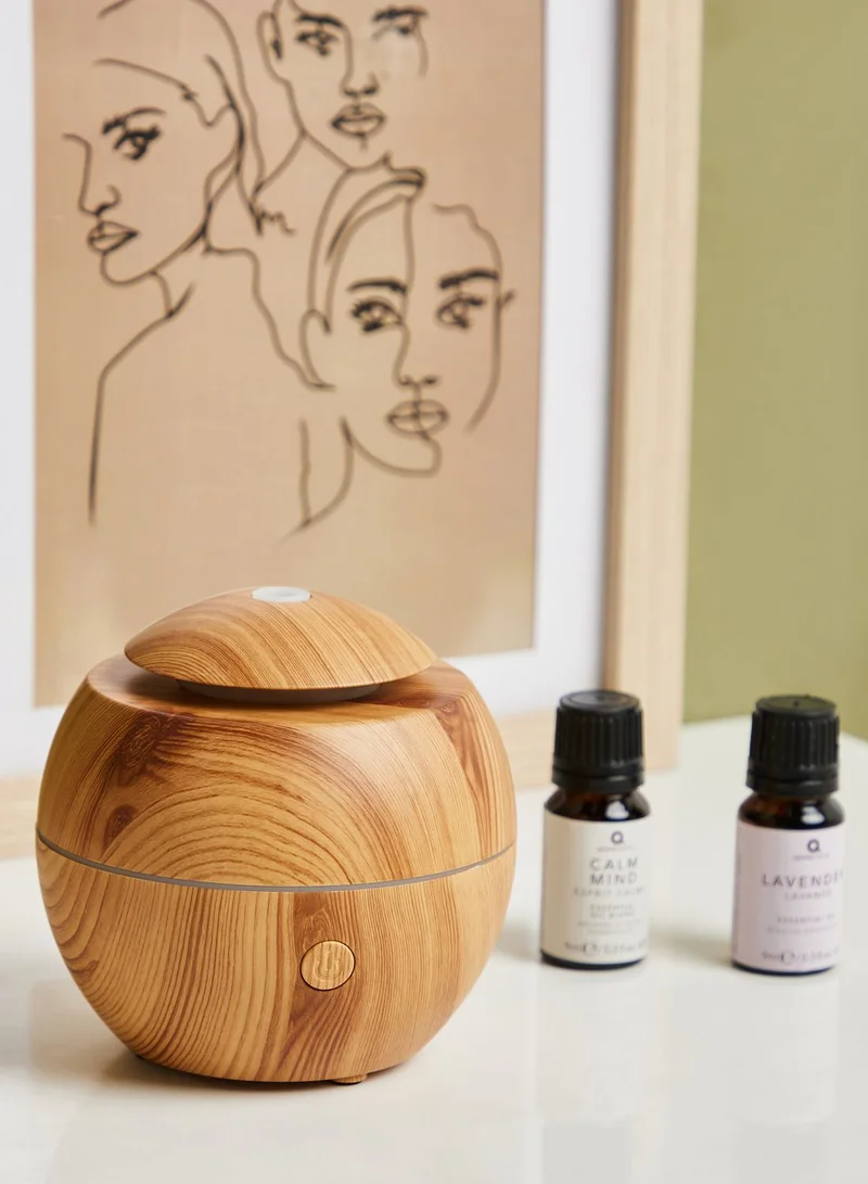Aroma Home Sleep Well Usb Diffuser With 2X9Ml Essential Oils