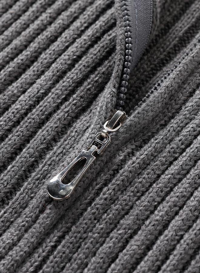 تايك تو كارديجان رمادي مُحاك - Image 4