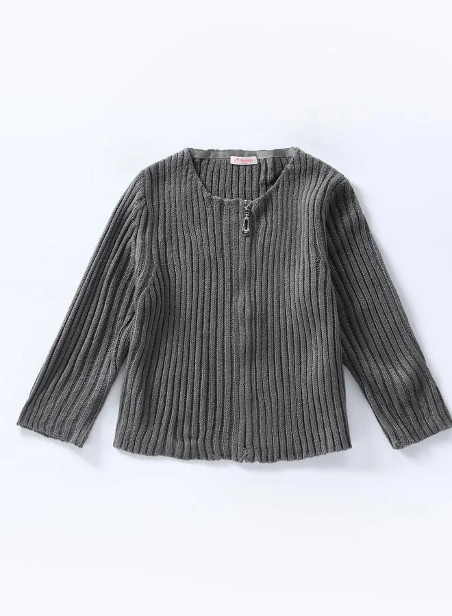 Take Two Girls Grey Knitted Cardigan