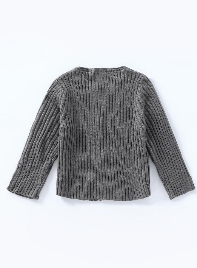 تايك تو كارديجان رمادي مُحاك - Image 3