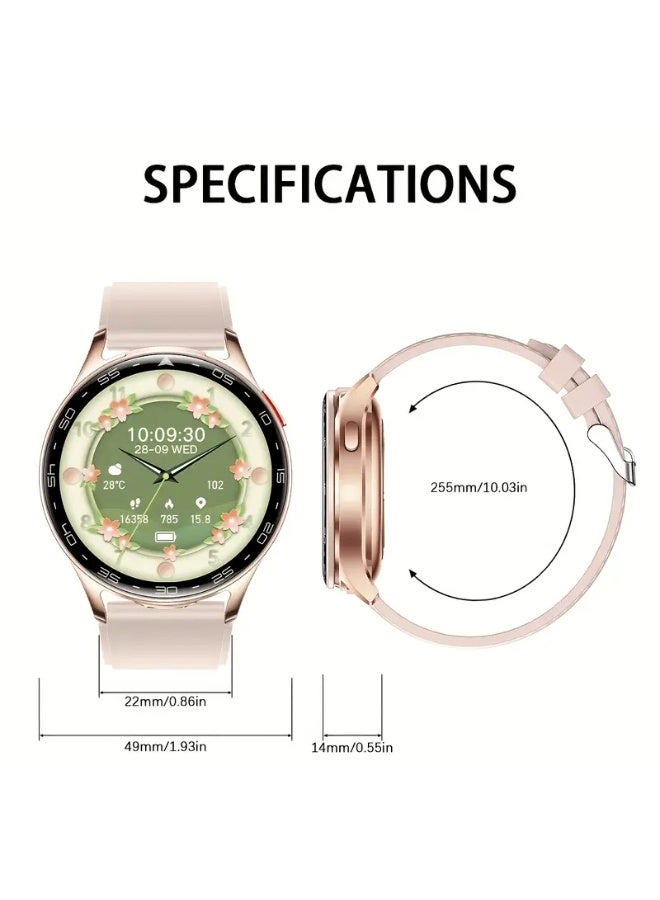 Smartwatch with Earbuds - 2 in 1 Bluetooth Smartwatch 1.39 HD IPS Screen Smartwatch Fitness Tracker Long Time Standby Women Sports Smart Watch (Pink) - Image 4