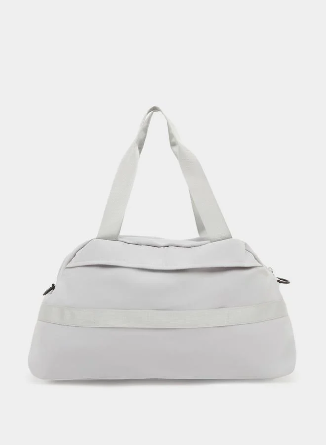 Styli Zip Detail Gym Bag with Removable Shoulder Strap